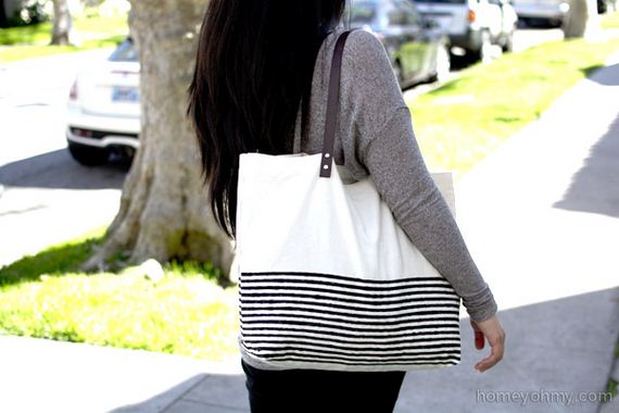 DIY No-Sew Tote Bag by Homey Oh My