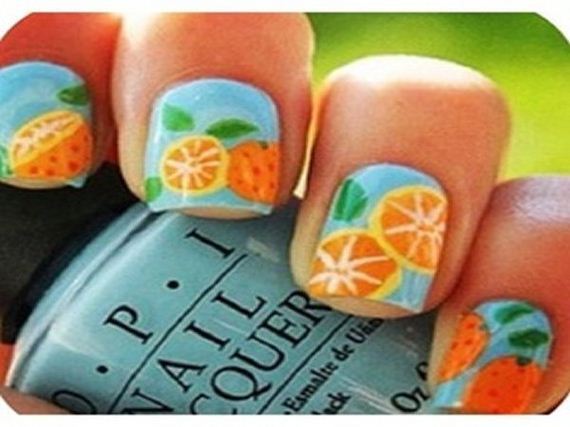 09-orange-nail-art