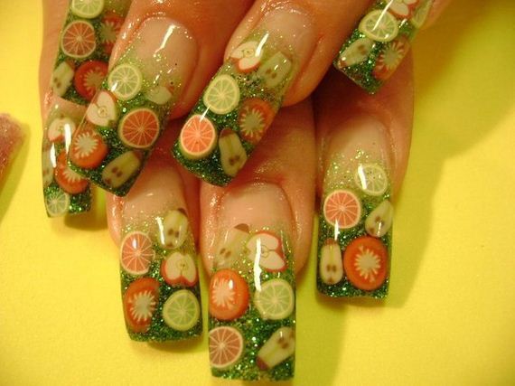 11-orange-nail-art