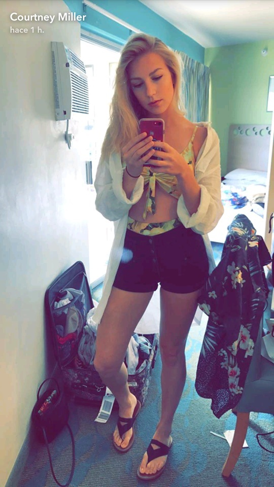 Courtney Miller Snapchat Butt Mirror