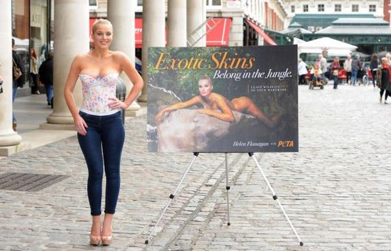 Helen-Flanagan-PETA-Anti-Exotic-Skins