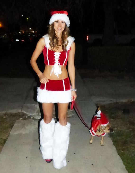 Leilani-Dowding-in-a-Santa-Outfit