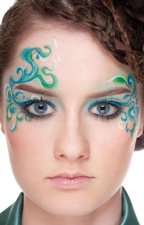 Makeup-Blue-Green