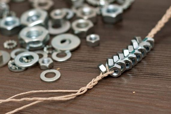 braided-hex-nut-bracelets-diy-handmade