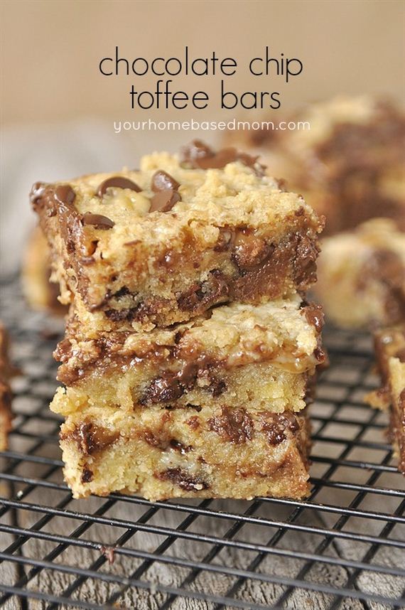 Chocolate Chip and Toffee Bars