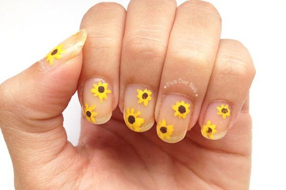 14-sunflower-nail-designs