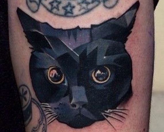 07-black-cat-tattoo-design