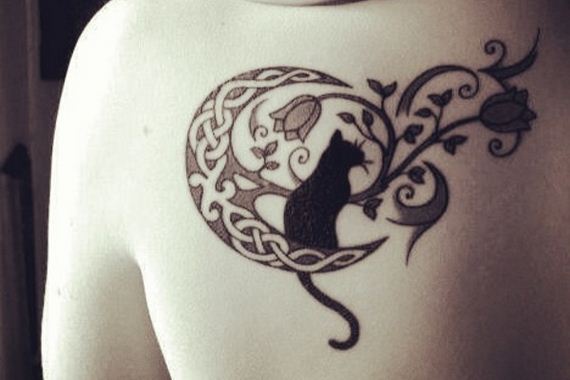 08-black-cat-tattoo-design