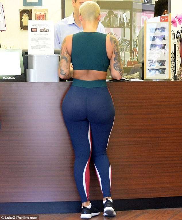 The Hottest Amber Rose Big Booty Photos Will Drive You Crazy.