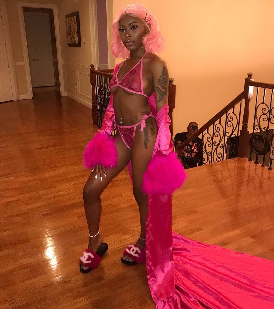 Yes, Asian Doll is a very sexy woman and Asian Doll’s bra... 