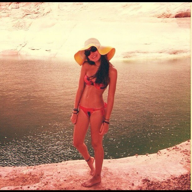 These sexy Meg Delacy bikini photos will make you wonder how someone so bea...