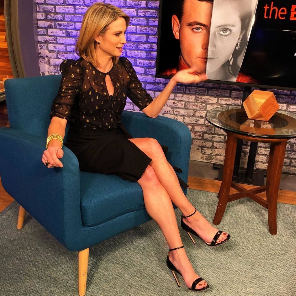 Yes, she is a very sexy actress and Amy Robach’s bra and... 