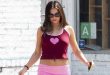 Addison Rae steps out in Los Feliz for lunch wearing a mini skirt