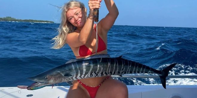 Katie Sigmond Sets Out For A Fishing Trip